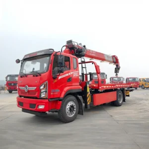 4x2Dongfeng Wrecker With Crane