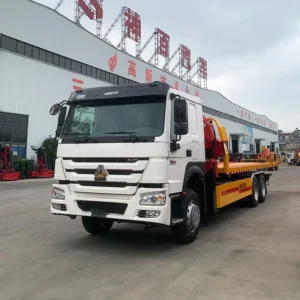 6x4HOWO Wrecker Tow Truck crane