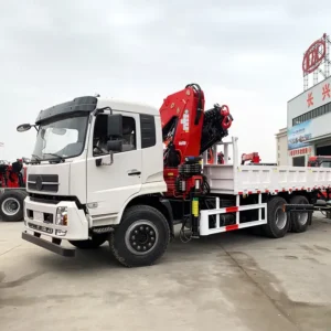 6x4 Dongfeng Shenbai 16Ton Knuckle Crane