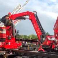 shenbai 12Ton knuckle boom crane